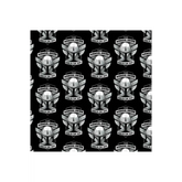 Black Star Wars Mandalorian Helmet Badge